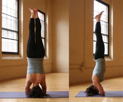 dirian kepala yoga untuk penurunan berat badan